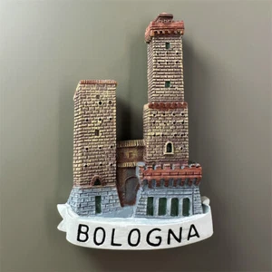 Italy Fridge Magnets Bologna Twin Towers - Picture 1 of 5