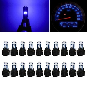 20X T5 3030 LED Calibre Panel Instrumento Bombilla 73 con Kit de Enchufes Azul - Imagen 1 de 5