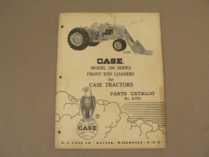 Model 190 Front End Loaders For Case Tractors Service Repair Parts Catalog 1959 - Bild 1 von 2