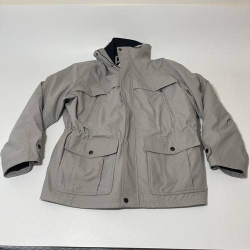 CANADA GOOSE Giacca Isolata Nuova con Etichette Michael Michael Kors Uomo Beige Spessa XL Tasche a Scatto Cerniera