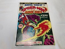 Marvel Team-Up 10 VF+ 8.5 Bronze Age Spider-Man Human Torch Kang 1973