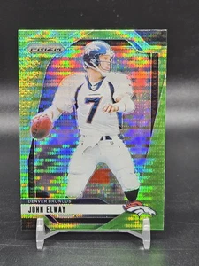 2025 Prizm Football - Green Pulsar John Elway (89) Broncos - Bild 1 von 2