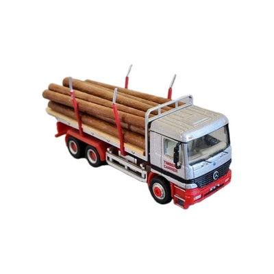 Schuco Mercedes-Benz Actros – Camion Forestale 1/87 Con Carico Di Legno - Tbe - Immagine 1 di 4