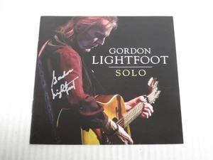 Signed Gordon Lightfoot Solo Rock Folk Cd Booklet ONLY - Picture 1 of 2
