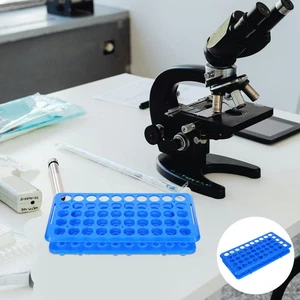 2 Pcs Experiment Test Tube Rack Plastic Holder for Lab Multifunctional Vial - Picture 1 of 19