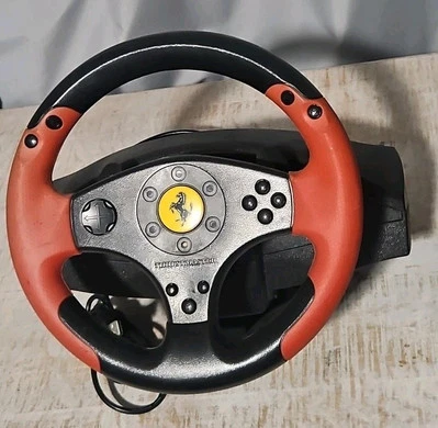 Thrustmaster Ferrari Racing Wheel Red Legend Edition Wheel Only No Pedals Ps3/pc - Image 1 of 4