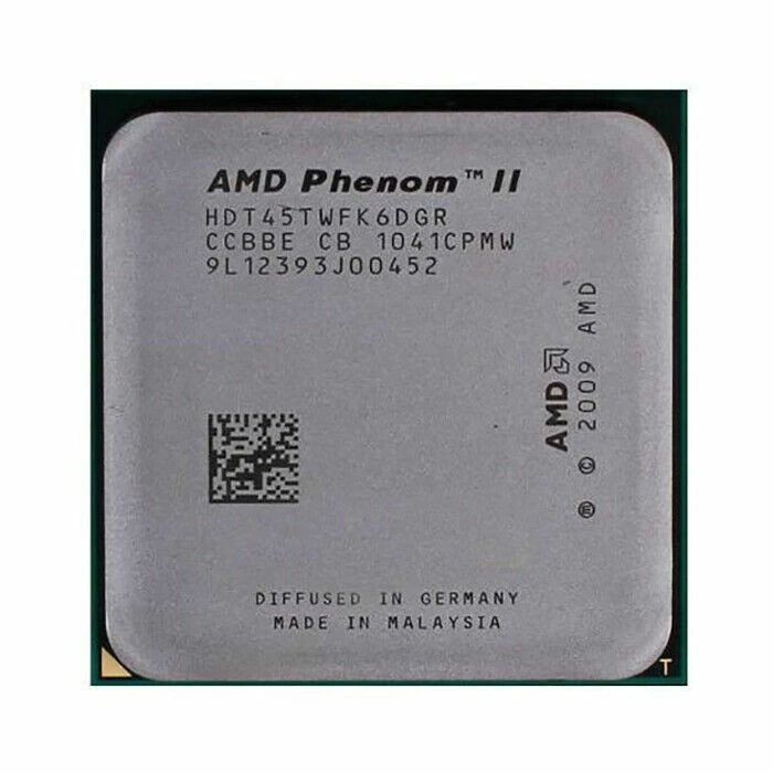 AMD Phenom II X6 1045T CPU Six-Core 2.7GHz 6M 95W Socket AM3 Processor - Image 1 of 1