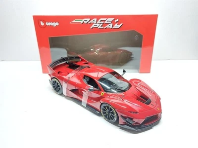Ferrari Fxx-K Evo Hybrid 6.3 V12 1050 Hp Rosso Rubino del 2018 - 1/18 Burago - Immagine 1 di 4