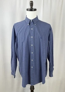 Polo Ralph Lauren Blake Oxford Hemd Herren Gr. XL blau kariert Knopfleiste Pony - Bild 1 von 10