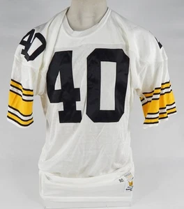 1990 Pittsburgh Steelers #40 Game Issued White Jersey 46 DP65655 - Picture 1 of 6