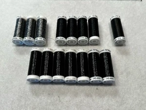 Sulky 40wt Embroidery Thread 15 Spools Of Various Metallic Black - Picture 1 of 6