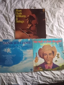 Hank Williams - 3 X Vinyl Bundle - Picture 1 of 2