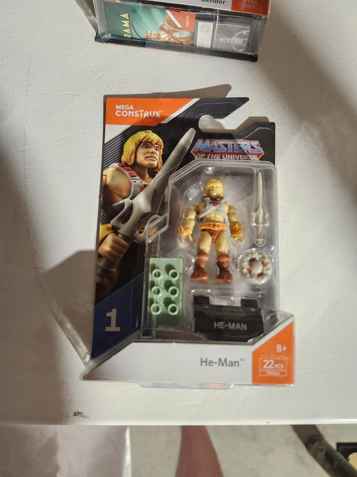 Figura He-Man Mega Construx Masters Of The Universe Nueva Foto 1 de 3
