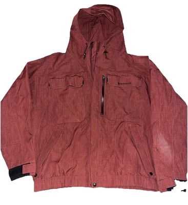 Redington Stratus III Wading Jacket Mens XL Rust Waterproof Fly Fishing Hooded - Image 1 of 4