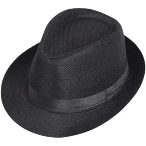 Cappello unisex estivo traspirante, cappello jazz alla moda inglese, berretto di paglia spiaggia - Foto 1 di 6