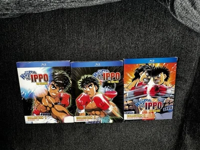 Hajime no Ippo The Fighting! TV Collection 1 2& 3 Blu-RayW SLIPS Covers RARE OOP - Image 1 of 4