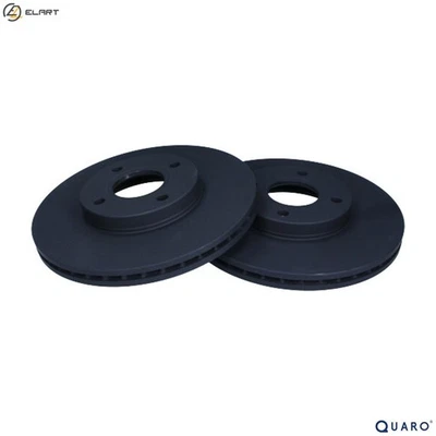 2x BRAKE DISC QD7297HC FOR FORD TRANSIT/COURIER/B460/MPV/Box/Body/MPV FIESTA - Image 1 of 4