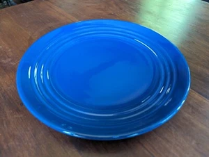 BAUER Pottery Los Angeles RINGWARE KOBALTBLAU, 9-1/2" ESSTELLER (#4), MCM - Bild 1 von 11