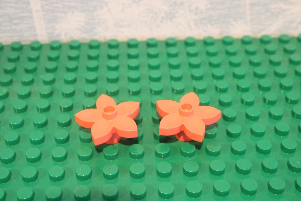 Duplo DISNEY LITTLE MERMAID ARIEL Melocotón Naranja Flores Lote 2 Del set 10922 Foto 1 de 1