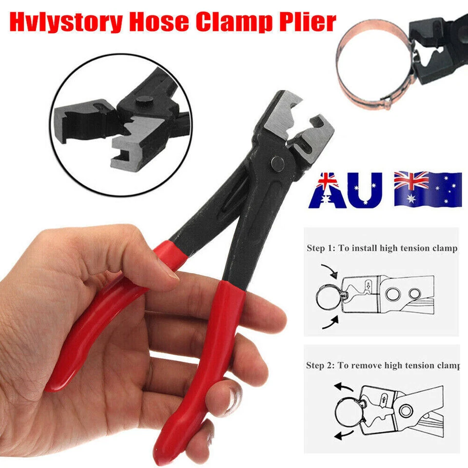 Clic & Clic-R Type Hose Clamp Plier Collar Clips Car Water Pipe Removal Tool - image 1 of 4