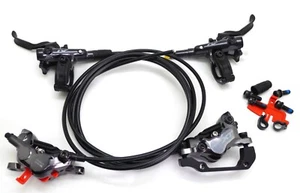 Shimano Deore XT BL-M8100 BR-M8120 4 Piston Front & Rear Hydraulic Disc Brakes - Picture 1 of 12