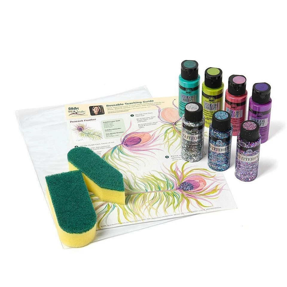 Donna Dewberry Glitterific OneStroke Paint Set 614783 New - Image 1 of 4