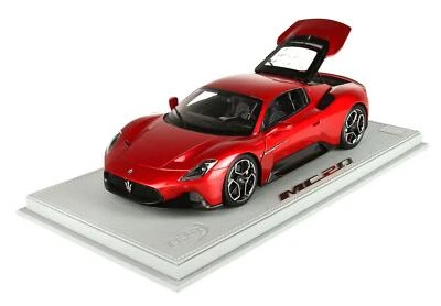 1:18 BBR Maserati Mc20 Rosso Vincente Metallizato Whit Showcase HE180051CDIE Mod - Image 1 of 2