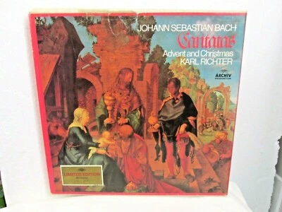  VINTAGE - J.S. Bach - Advent And Christmas - KARL RICHTER 6 VINYL LP BOX SET - Image 1 of 2