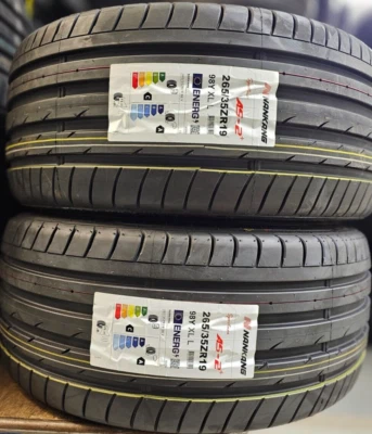 2X NEUE REIFEN NANKANG AS2 + SPORT 265/35 ZR19 XL 98Y UHP 265 35 19 2653519 C + A - Bild 1 von 4