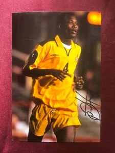 Autographe JOHN PAINTSIL-Equipe National GHANA-West Ham/Fulham/Widzew-IN PERSON  - Picture 1 of 1
