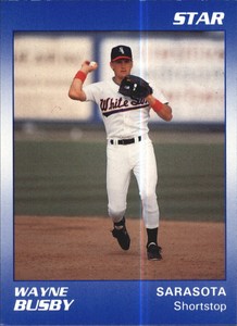 1990 Sarasota White Sox Star #2 Wayne Busby