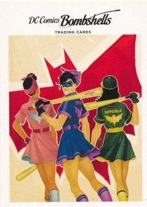 H7 BATGIRLS 2017 Cryptozoic DC Comics Bombshells COVERS card