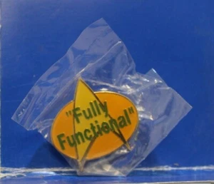 Pin de solapa Star Trek vintage - totalmente funcional - nuevo 1989 - Imagen 1 de 2