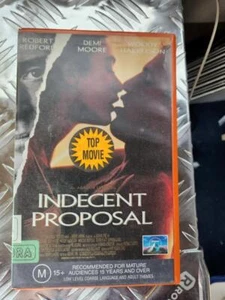 VHS Tape Indecent Proposal Ex Rental USED - Picture 1 of 4