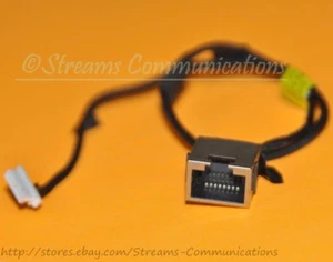 TOSHIBA Satellite P55-A P55t-A5118 RJ-45 Ethernet LAN Port Board w/ Cable - Picture 1 of 3