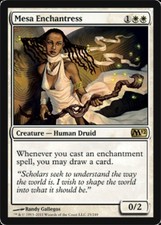 1x Mesa Enchantress LP, English MTG Magic 2012 (M12)