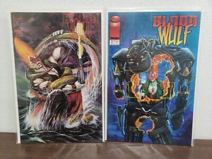 Lot of Two: Blood Wulf #2,3Variant Cover + Reg. Comic Books 1995 Image Comics - Picture 1 of 4