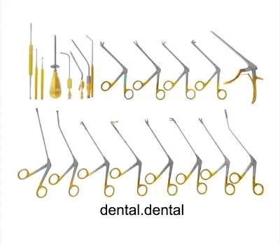 Conjunto de instrumentos Fess cirurgia sinusal endoscópica instrumento otorrinolaringológico alta qualidade - Imagem 1 de 3