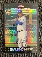 2007 Topps Chrome Black Refractor Angel Sanchez #288