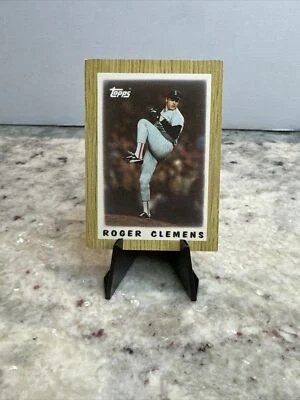 1987 Topps Baseball Mini Roger Clemens Boston Red Sox #42 - Image 1 of 2