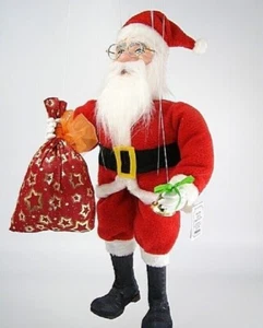 Marionnette Père Noël - Marionnette originale faite main - Photo 1/3