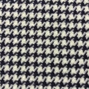 83” Of Black White Houndstooth Poly or Nylon Fabric 58" Wide (2 yd 11 Inch Long) - Picture 1 of 8