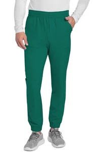 Cherokee Scrubs Men's Mid-Rise Jogger Pant CK278A HUN Hunter Green Free Ship - Picture 1 of 5