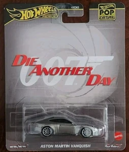 Hot Wheels Premium Pop Culture Aston Martin Vanquish 007 Die Another Day - Picture 1 of 2
