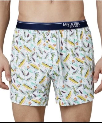 2xist X Mr Turk, Mens Boxers Size Medium. Trunk Turk Collaboration - Imagem 1 de 4