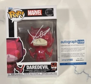 Charlie Cox DAREDEVIL signed handsigniert Funko POP #1386 ACOA - Bild 1 von 2