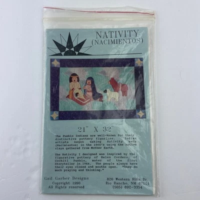 Gail Garber Designs Nativity Sewing Pattern 21x32 Quilt Wall Hanging - Image 1 of 4