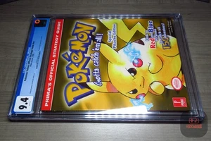 CGC 9.4 - Pokemon Yellow: Prima's Official Strategy Guide [ w/ Poster] 1999 NEW! - Imagen 1 de 3