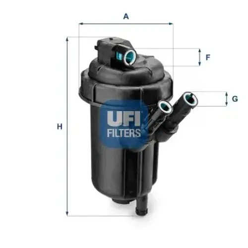 Ufi Filtre À carburant pour Suzuki Swift III (mz Ez)