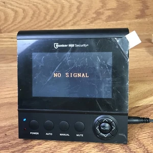 Bunker Hill Security Color Security Monitor Only Model 62284 With Power Cable - Picture 1 of 5